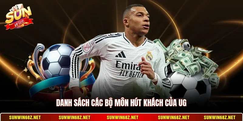 Danh sách các bộ môn hút khách của UG