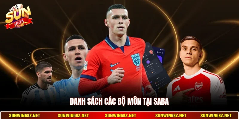 Danh sách các bộ môn tại Saba